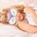 Cute Fox Animal Sleep Mask | Soft Plush Blindfold for Kids & Adults | Breathable Eye Cover for Night Nap, Travel, Meditation - Purple - Buy Online on GoSupps.com