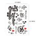 6-Sheet Halloween Fake Temporary Tattoo Stickers for Women, Girls & Kids - Perfect for Halloween Costume Party Makeup - Buy Online on GoSupps.com