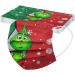 100Pcs Kids Grinch Disposable Face_Mask - Christmas Childrens Face_Mask Assorted Colors Design Boys Girls 3-Ply Face_Covering - Buy Online on GoSupps.com