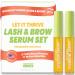 Handmade Heroes 100% Natural Vegan Lash & Brow Serum Rosemary & Pumpkin Seed Oil for Fuller Thicker Looking Eyelashes Eyebrows Gentle & Nourishing Formula Prostaglandin Free