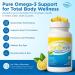 Omega 3 Fish Oil 120Count 1600 mg Made in Norway - High Potency Fish Oil Omega 3 Supplements Triglyceride Form with EPA and DHA Supplements for Women and Men No Fishy After Taste Natural Lemon Flavor 120 Count (Pack of 1) - Buy Online on GoSupps.com