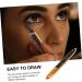 Mipcase 2pcs Self Adhesive Mascara Black Eyeliner Pencils Natural Matte Eyeliners Eye Lining Pen Diamond 1 count (Pack of 1) Colorfulx2pcs - Buy Online on GoSupps.com