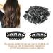 Olrwslg 100 Pcs U-Form Metal Wig Clips - Stainless Steel Hair Extension Combs (6 Teeth) for DIY - Black Tress Clips (3.2x1.6cm & 2.8x1.4cm) - International Shipping Available - Buy Online on GoSupps.com