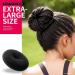Teenitor 7 Hair Bun Makers Set - Black Donut Ring Style Chignon Bun Maker Kit with Bands & Pins for Ballet Dance - 2 Small, 2 Medium, 2 Large, 1 Extra-Large - Buy Online on GoSupps.com