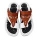 Clip Toe Bunion Corrector Flip Flops Non-Slip Toe Separate Flat Beach Walking Shoes Comfort Men's Open Toe Bale Rails Flat Sandals Ease Bunion Pain (Color : Brown Size : 6.5) 6.5 Brown