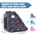 Holisogn Ice Figure & Roller Skate Bag - Premium Fashionable Bag for Kids, Teens, and Adults (Peace & Love Black HLS002) - Buy Online on GoSupps.com