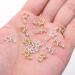 Lusofie 30Pcs 3D Star Rhinestone Nail Charms - Silver & Gold Alloy Star Gems for Nail Designs - DIY Nail Accessories - Buy Online on GoSupps.com