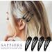 20 Pack Hair Clips 2 Inch Metal Hair Clips Kids Barrettes Girls' Hair Accessories Barrettes Women Metal Snap Hair Clips Accessories Non-Slip Black - Buy Online on GoSupps.com