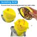 Moacc 800ml Portable Water Bottle & 2-in-1 Dog Feed Bottle with Folding Bowls - Ideal for Camping Hiking & Walking (Yellow) - Buy Online on GoSupps.com