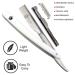 Krisp Beauty Classic Straight Edge Barber Razor - Professional Shavette for Close Shaving | Salon Quality Beard Grooming with 10 Blades - Buy Online on GoSupps.com