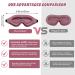 3D Advanced Blackout Eye Mask for Sleeping - Soft Comfortable & Skin-Friendly | Ideal for Eyelash Extensions | Unisex - 1 Pack Purple - Buy Online on GoSupps.com