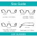 LUR Reading Glasses 3-Pack - Metal Half-Rim Readers (Gunmetal) 2.5x Magnification for Stylish Vision Correction - Buy Online on GoSupps.com