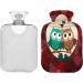Owl Valentine's Day Hot Water Bottle with Cover | Pain Relief Hot Pack for Women | 1L Perfect Gift - Buy Online on GoSupps.com