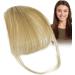 Fashion Colourful Wispy Bangs Fringe - Clip In Fringe| Clip In Bangs| Clip On Bangs Human Hair Fringe Clip In Human Hair Extensions| Air Bangs Clip for Daily Wear Girls and Women gray gold - Buy Online on GoSupps.com