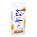 Nair - cold wax strips for face sensitive skin with a milk lex tract & honey 97% natural origin malignant format 12 stripes