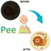 Reusable Potty Training Stickers - Color Changing Toilet Targets for Boys & Girls - 10 pcs Magic Pee Aim Bullseye Urinal Stickers - Green - Buy Online on GoSupps.com