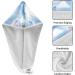 Rabbits Blue Plaid Hair Towel 2 Pack - Super Absorbent Quick Dry Hair Turbans for Women & Girls - Buy Online on GoSupps.com