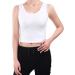 4-Piece Women's Basic Crop Tank Top Set - Short Sleeve Sports Crop Tops in Black, White, Gray, Navy (Medium) - Buy Online on GoSupps.com