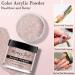 28g Acrylic Nail French Manicure Powder Set - White, Clear, Black, Nude | HJ-NAP016 (No.16) - Buy Online on GoSupps.com
