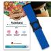Diasticker |Freestyle Libre 3 - Fixing band |Flexible - waterproof - strong stop |Sensor protection fixation for freestyle Libre sensor |Halter: Black (Large: 35-45 cm Royal blue) L (35 - 45 cm) Royal blue