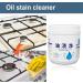 Oil Pollution Cleaning Powder Heavy Oil Stain Cleaner All Purpose Kitchen Instant Cleaning Powder for Hoods and Grills - Buy Online on GoSupps.com
