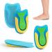 2 pairs of heel pillows orthopedic heel cushion made of silicone gel heel spur insoles soft gel insole inserts heel spur women men for relieving heel spur plantar fasciitis - l