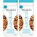 Wonderful Almonds - Amandes non sal es 200g (Lot de 2) Amandes sans sel 200 g (Lot de 2)