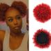 JHZHONG Afro Puff Drawstring Ponytail for Black Women Short Kinky Curly Afro Ponytail Synthetic Hair Afro Bun Drawstring Ponytail for Women(red/Large (Pack of 1) Large (Pack of 1) Red - Buy Online on GoSupps.com