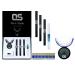 OS Teeth Whitening Kit  LED Light Technology  for Sensitive Teeth  (3) Whitening Gel Pens 35% Carbamide Peroxide  (1) Reminineralization Gel  Visible Whiter Teeth in 15 Minutes  Cordless Led Light