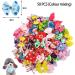 50 Dog Hair Accessories - Pet Hair Clips & Bows for Small Dogs Cats & Puppies - Random Colors - Buy Online on GoSupps.com