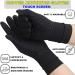 2 Pairs Full Finger Copper Arthritis Compression Gloves with Touchscreen for Carpal Tunnel Hand Pain Rheumatoid Arthritis Osteoarthritis Tendonitis Joint Swelling Fit Women Men (M) Medium Black - Buy Online on GoSupps.com