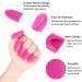 Boao 30 Pieces Wearable Nail Caps - Silicone Gel Fingernail Polish Remover Wraps - Reusable Soak Off Caps in Purple Rosy & Pink | DIY Nail Supplies | International Shipping - Buy Online on GoSupps.com