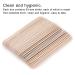 50-Piece Wax Spatula Set - Disposable Wood Applicators for Hair Removal & DIY Crafts - Buy Online on GoSupps.com
