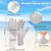 Newellsail Women's UV Sun Protection Full Finger Touchscreen Bicycle Gloves - Slipproof Summer Gloves for Outdoor Golf & Fishing (Gray White) - Buy Online on GoSupps.com