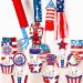 48pcs 4th Of July Cupcake Toppers Wrappers Independence Day Cupcake Toppers Firework Star USA Patriotic Cupcake Picks Patriotic Party Supplies Cake Decorations - Buy Online on GoSupps.com
