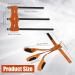 Adjustable 3 Straps Arm Guard & 3 Finger Glove Set for Archery | Non-Slip Protective Accessories for Adult Recurve Long Bow Hunting - Brown - Buy Online on GoSupps.com