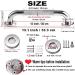 Grab Bars for Shower 2 Pack 12 Inch Anti Slip Shower Handles for Elderly Safety Shower Grab Bar Stainless Steel Handicap Grab Bars for Bathroom 12Inch - Buy Online on GoSupps.com