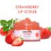 XMEECOS Strawberry Lip Scrub - Exfoliating, Moisturizing, Repairing & Softening | Cruelty-Free Formula | Lip Exfoliator - Buy Online on GoSupps.com