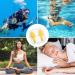 Quelcc Ear Plugs 5 Pairs Soft Flexible Ear Plugs Reusable Ear Plugs for Sleep Silicone Ear Plugs of Noise Cancelling for Sleeping Concert Snoring Travel Work 5 count (Pack of 1) - Buy Online on GoSupps.com