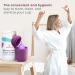 Reusable Silicone Menstrual Cup Case & Sterilizer - EcoBlossom Portable Cleaner & Microwave Steamer - Purple - Buy Online on GoSupps.com
