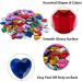 100 Pack Colorful Adhesive Jewel Gems for Arts & Crafts - Heart, Star, Round Shapes - Perfect for Themed Parties & Children's Activities - Super Z Outlet - Buy Online on GoSupps.com