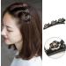 Delicate Hair Clips Sectioning Hair Clips For Thick Thin Hair Daily Use Hair Sectioning Gifts For Women Girls Hair Cli Camellia Black - Buy Online on GoSupps.com