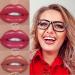 Colored Liquid Lipstick Set - 6 Velvet Matte Nude Pink Shades | Waterproof Long Lasting Non-Stick Cup Lip Gloss Kit | Perfect High Pigmented Makeup Gift for Women - Buy Online on GoSupps.com