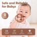 Buy McGmitt Silicone Baby Bite Ring - BPA-Free Soft Gripping Ball for 3-12 Months - Caramel Color - Buy Online on GoSupps.com
