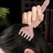 Beavorty 2pcs Wide Tooth Hair Comb Set - Scalp Massage Comb & Hand Massager for Lymphatic Health - Ideal for Relaxation and Hair Care - Buy Online on GoSupps.com