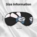 Unisex Insect Wings Eyes Cartoon Print Sleep Eye Mask - Soft Comfort Eye Shade for Travel Yoga & Shift Work - Buy Online on GoSupps.com