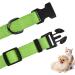 Audwud Thick Nylon Dog Collar | Adjustable & Classic | Neon Green | Sizes S-XL for Small Medium & Large Dogs - Buy Online on GoSupps.com