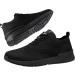 LARNMERN Men's Non Slip Work Shoes - Slip Resistant Kitchen Chef Sneakers - Lightweight & Breathable - Size 9, Black - Buy Online on GoSupps.com