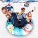Inflatable Snow Tubes for Kids and Adults | Heavy Duty Snow Sleds for Family Winter Fun | Sturdy Handles | Large Winter Skating Toys and Gifts - Buy Online on GoSupps.com