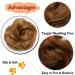 SEGO Hairpiece Bun Hair Tie | Voluminous Hair Knot Extensions | Coffee Brown #27 - Buy Now! - Buy Online on GoSupps.com